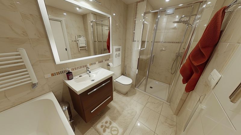 Open-Concept Bathroom Layout